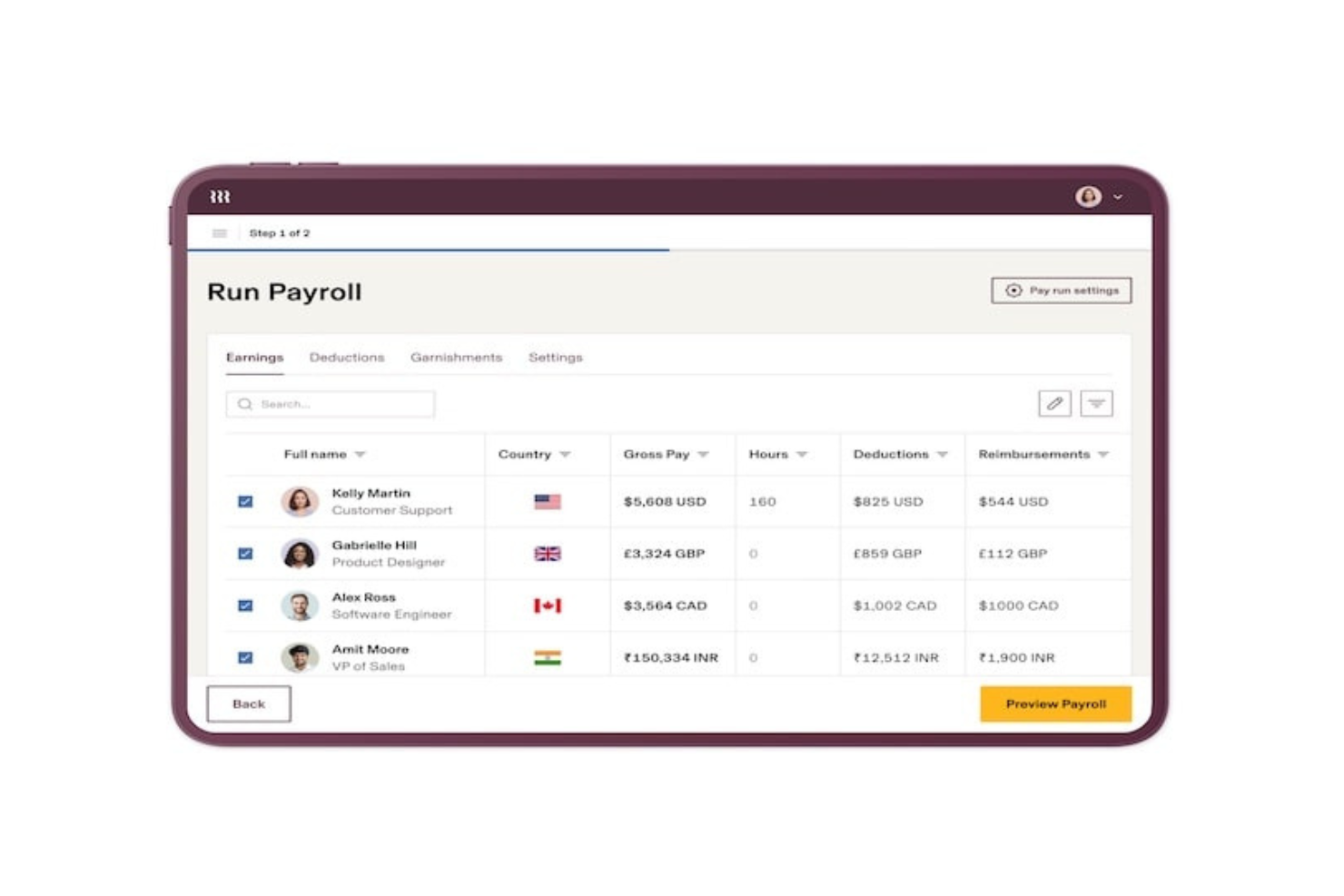 Rippling screenshot - 10 meilleurs concurrents de Paycom évalués en 2026