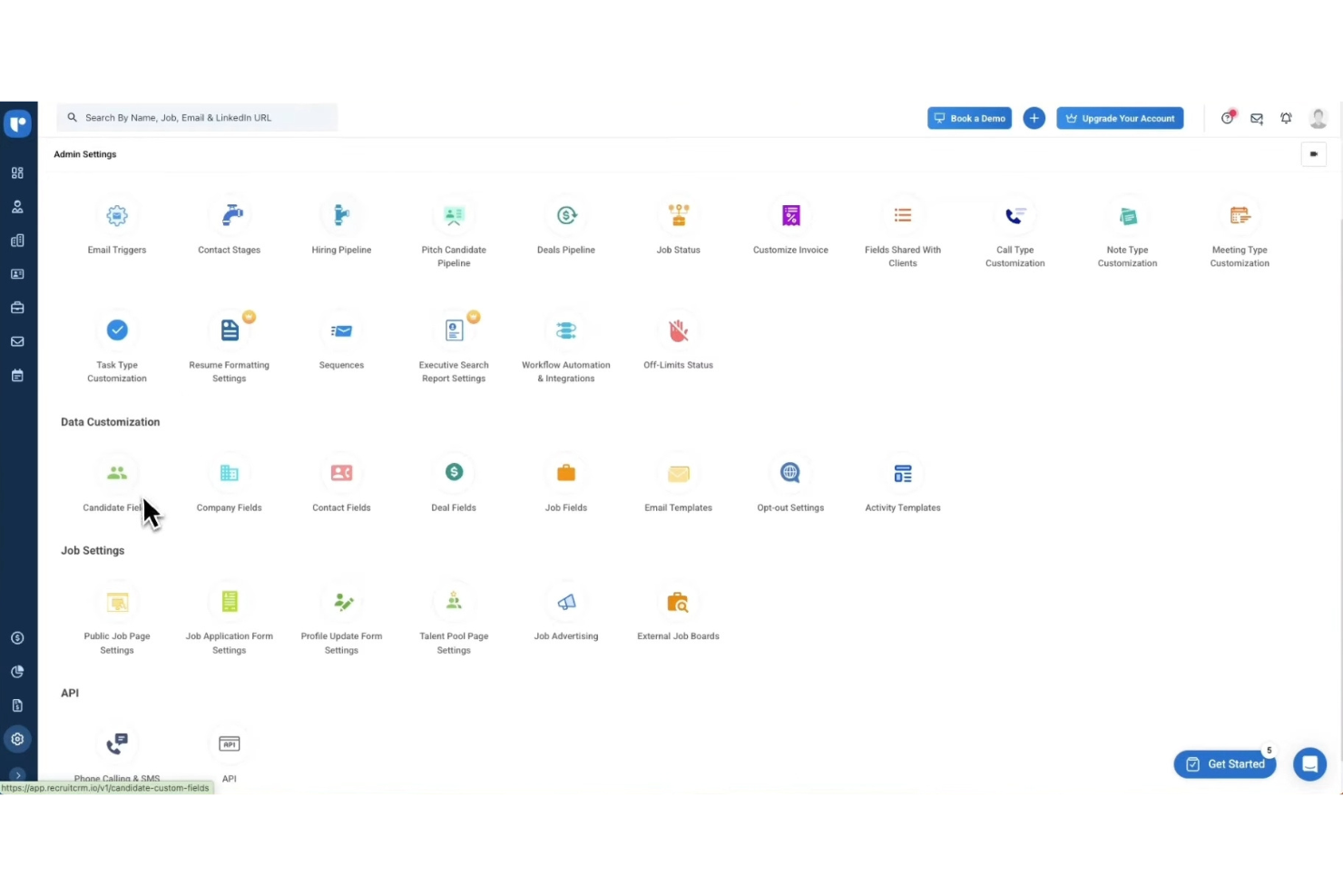 Recruit CRM screenshot - Le 10 migliori alternative a Zoho Recruit recensite nel 2026
