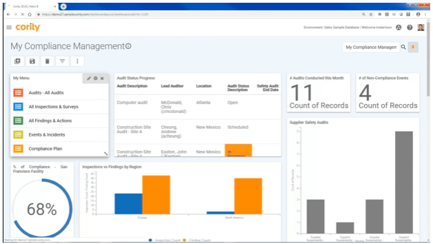 Cority screenshot - 20 Best Safety Management Software Reviewed For 2025