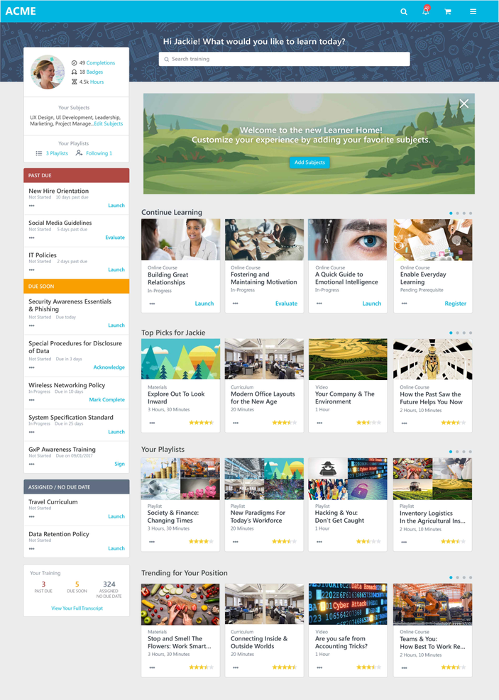 Cornerstone OnDemand screenshot - 30 Best Corporate Learning Management Systems of 2026