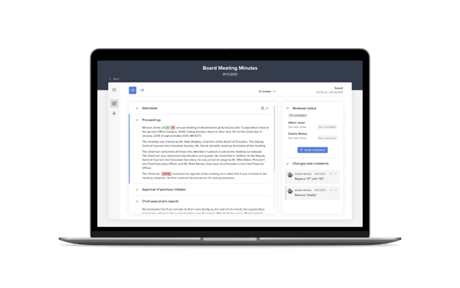Diligent ESG screenshot - 20 Best Meeting Management Software Of 2025