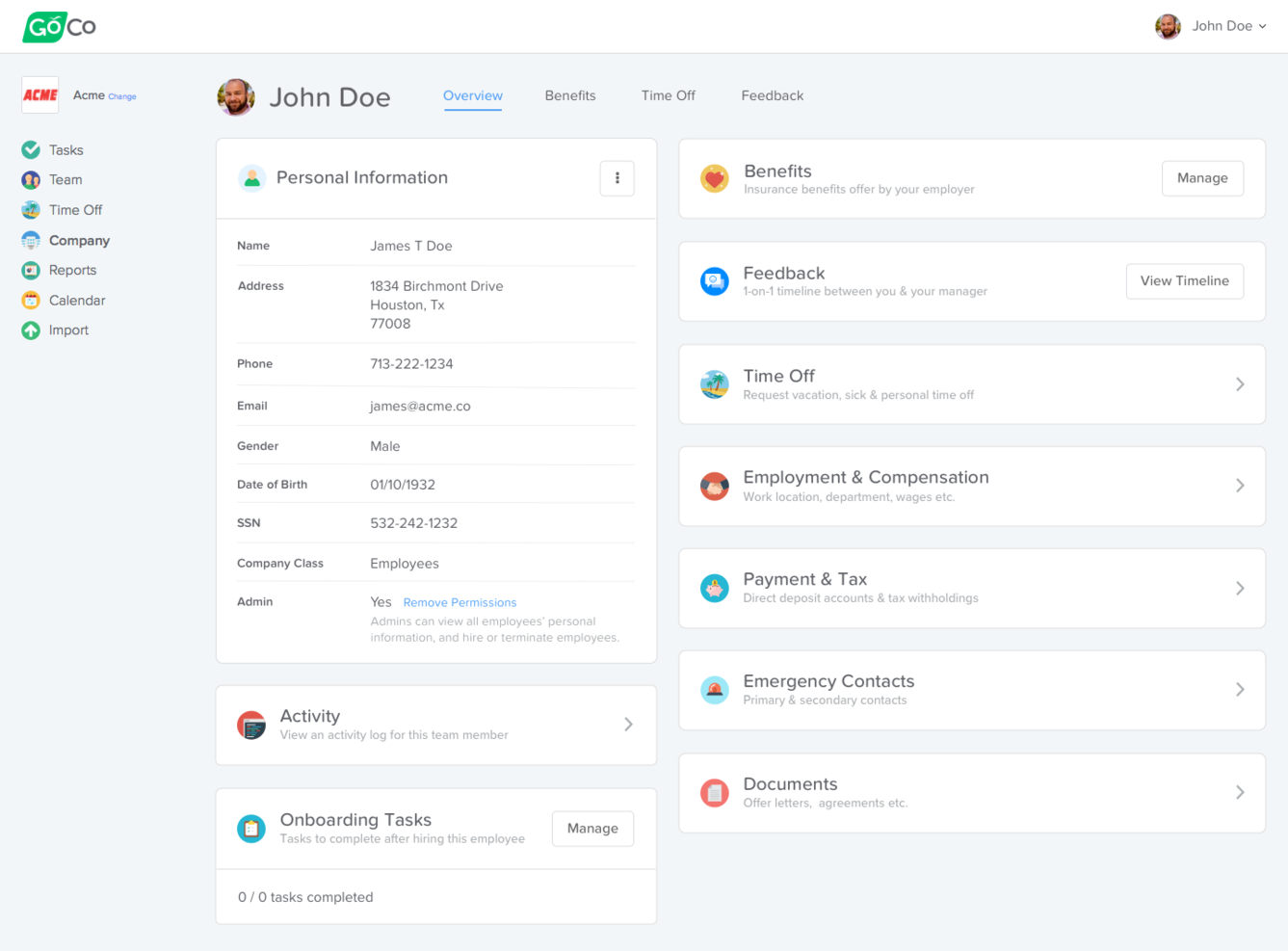 GoCo screenshot - 40 Best HR Software of 2025: Reviewed & Compared