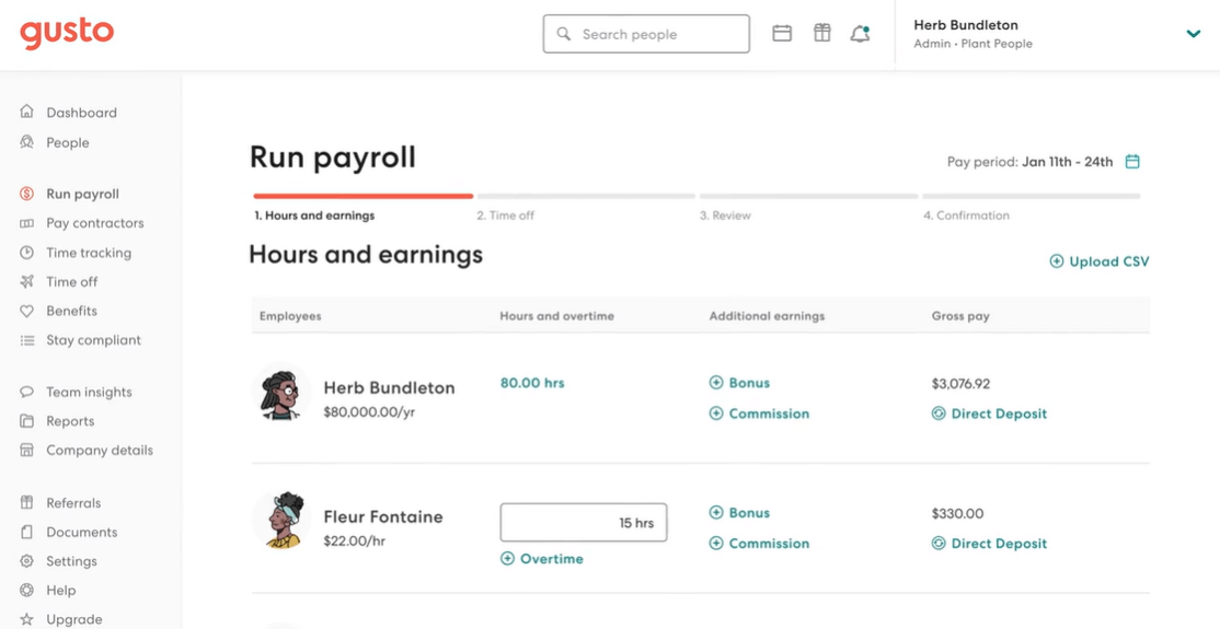 Gusto screenshot - 40 Best Employee Management Systems of 2026