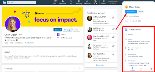 Lusha screenshot - 38 Best Contractor Management Software Reviewed for 2026
