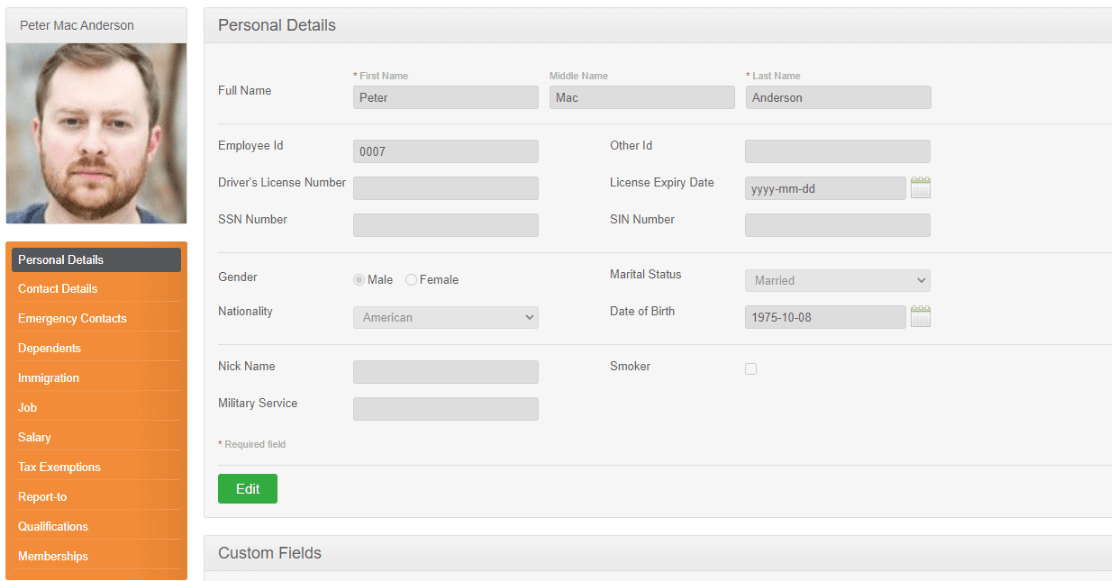 OrangeHRM screenshot - 28 Best Cloud HR Software: Reviewed & Compared for 2025