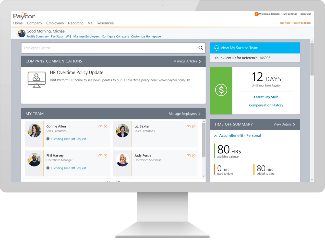 Paycor screenshot - 33 Best Payroll Services for Small Businesses in 2025