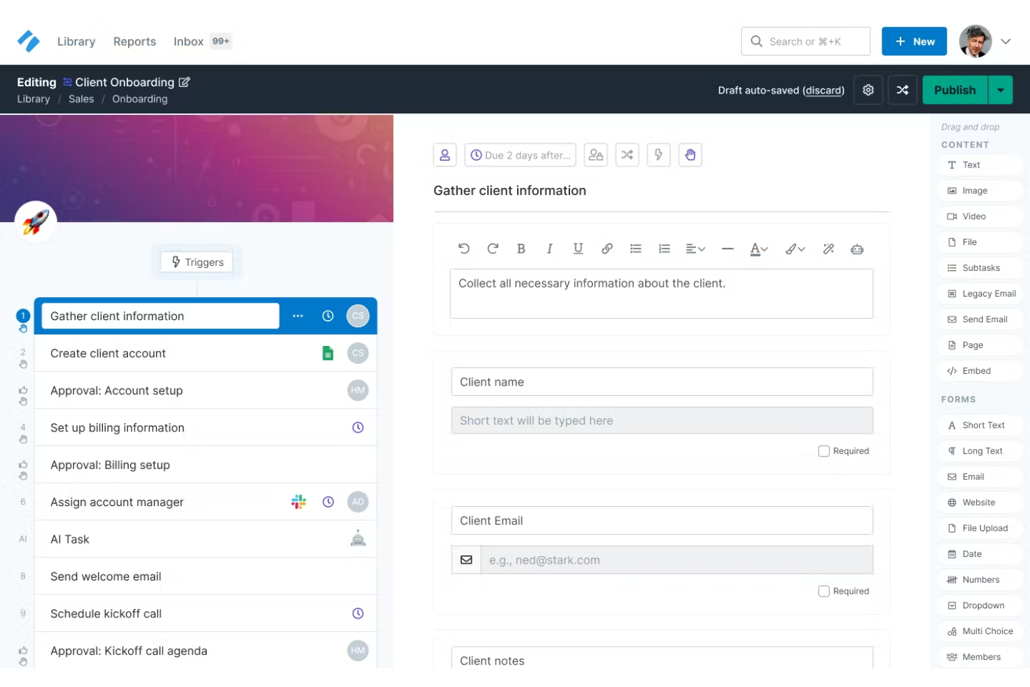 Process Street screenshot - 30 Best Onboarding Software for New Hires in 2025