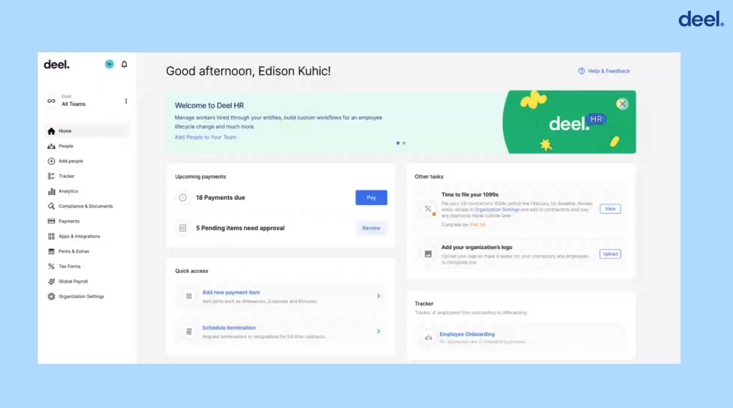 Deel screenshot - 33 Best Benefits Administration Software of 2025: Reviewed