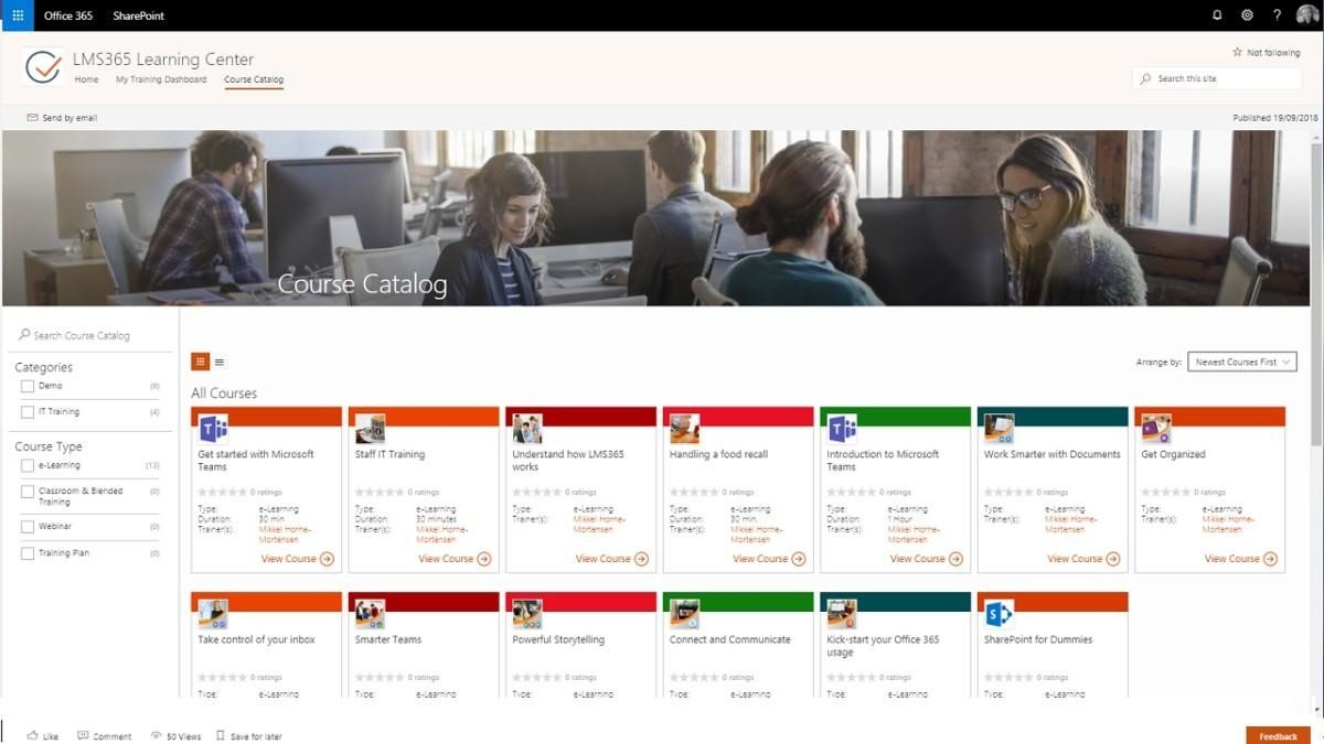 LMS365 screenshot - 30 Best Corporate Learning Management Systems of 2026