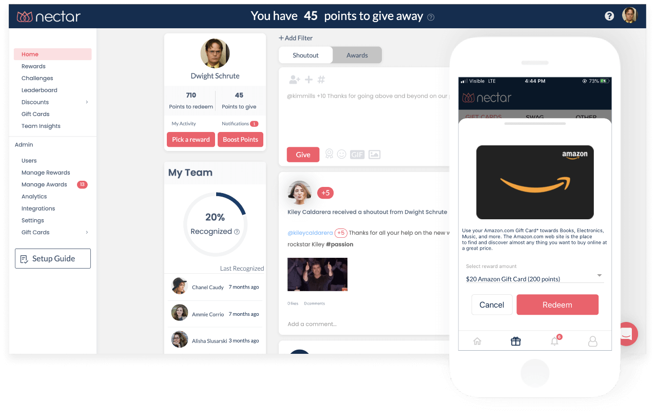 Nectar screenshot - 30 Best Employee Recognition Platforms of 2025: Compared