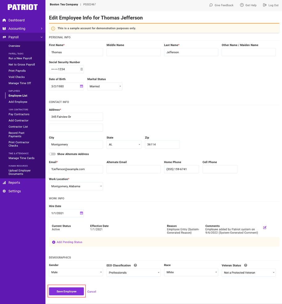 Patriot Payroll screenshot - 20 Best Automated Payroll Software To Save Time in 2025