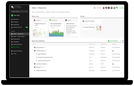 Evernote screenshot - 15 Best Online Collaboration Tools For Teams In 2024
