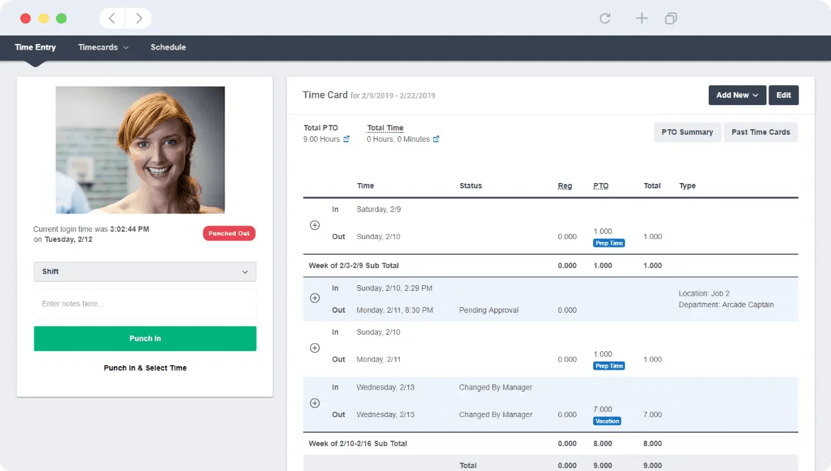 Buddy Punch screenshot - 30 Best Time Tracking Software For Companies In 2026