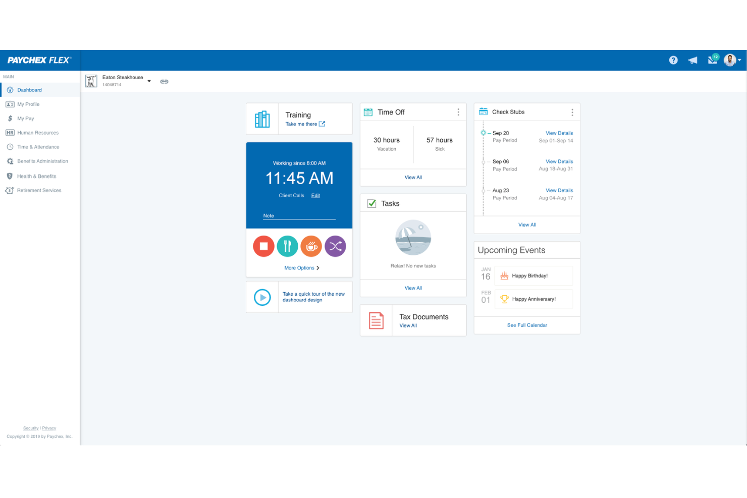 Paychex Flex screenshot - 28 Best Cloud HR Software: Reviewed & Compared for 2025