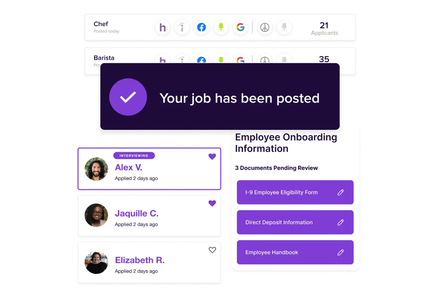 Homebase screenshot - 40 Best Applicant Tracking Systems (ATS) of 2026