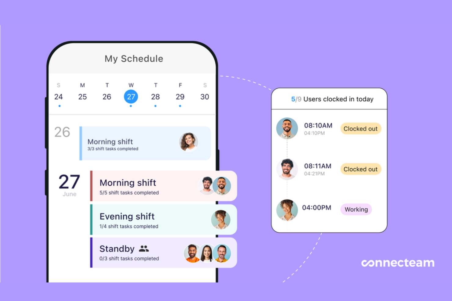 Connecteam screenshot - 38 Best Contractor Management Software Reviewed for 2026