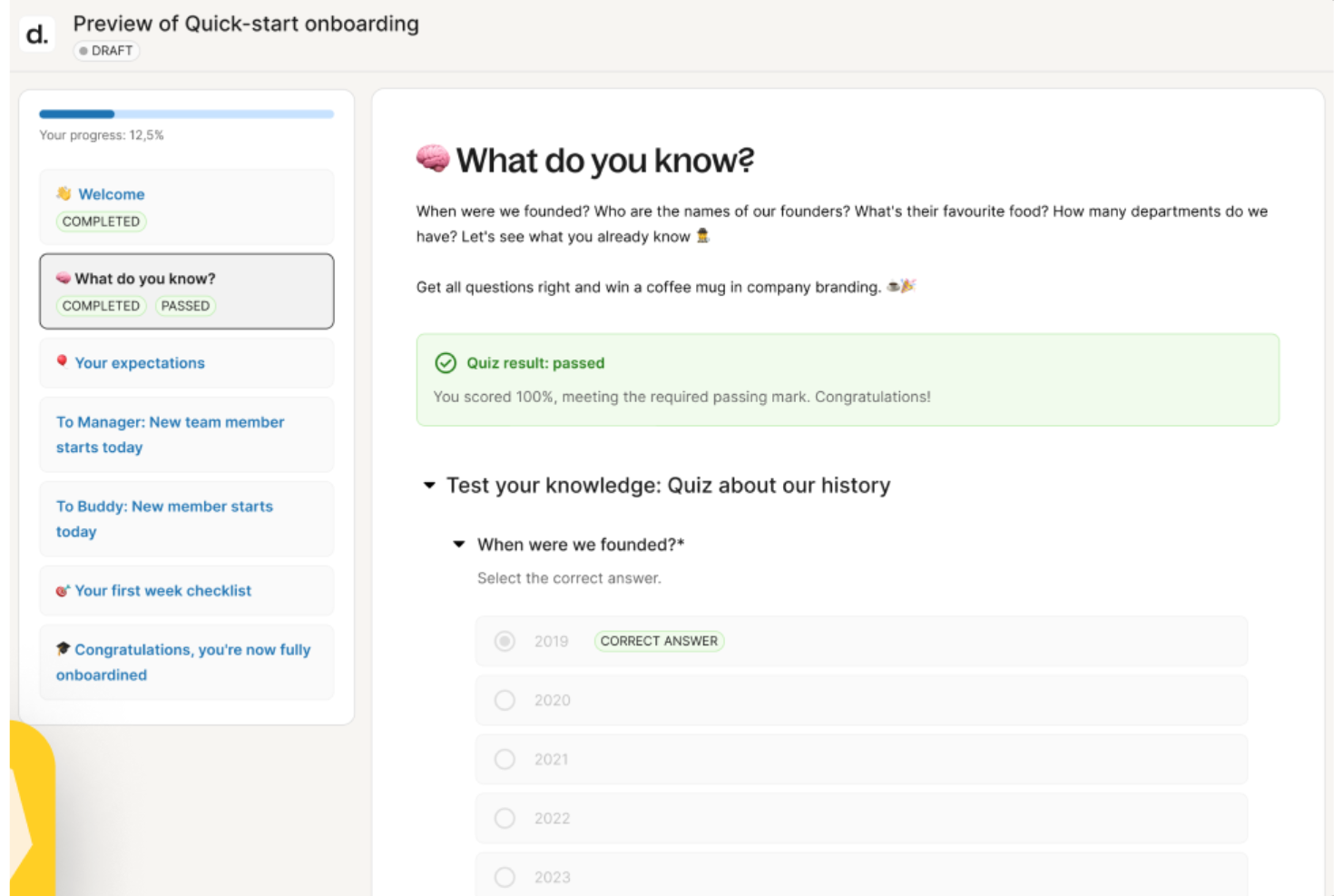 Deel screenshot - 20 Best Learning Management Systems (LMS) for Small Businesses in 2025