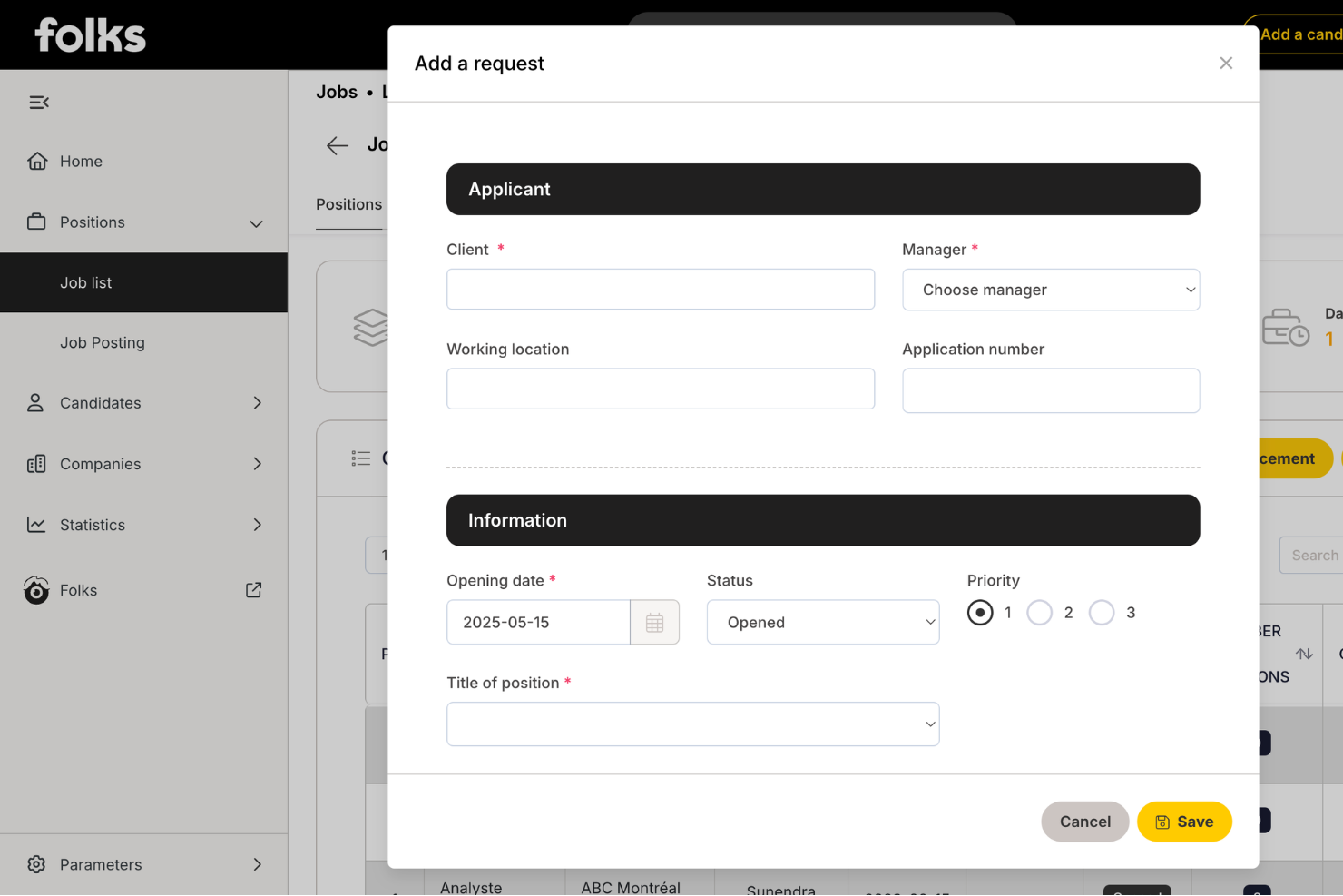 Folks HR screenshot - 40 Best Applicant Tracking Systems (ATS) of 2025: Reviewed & Compared