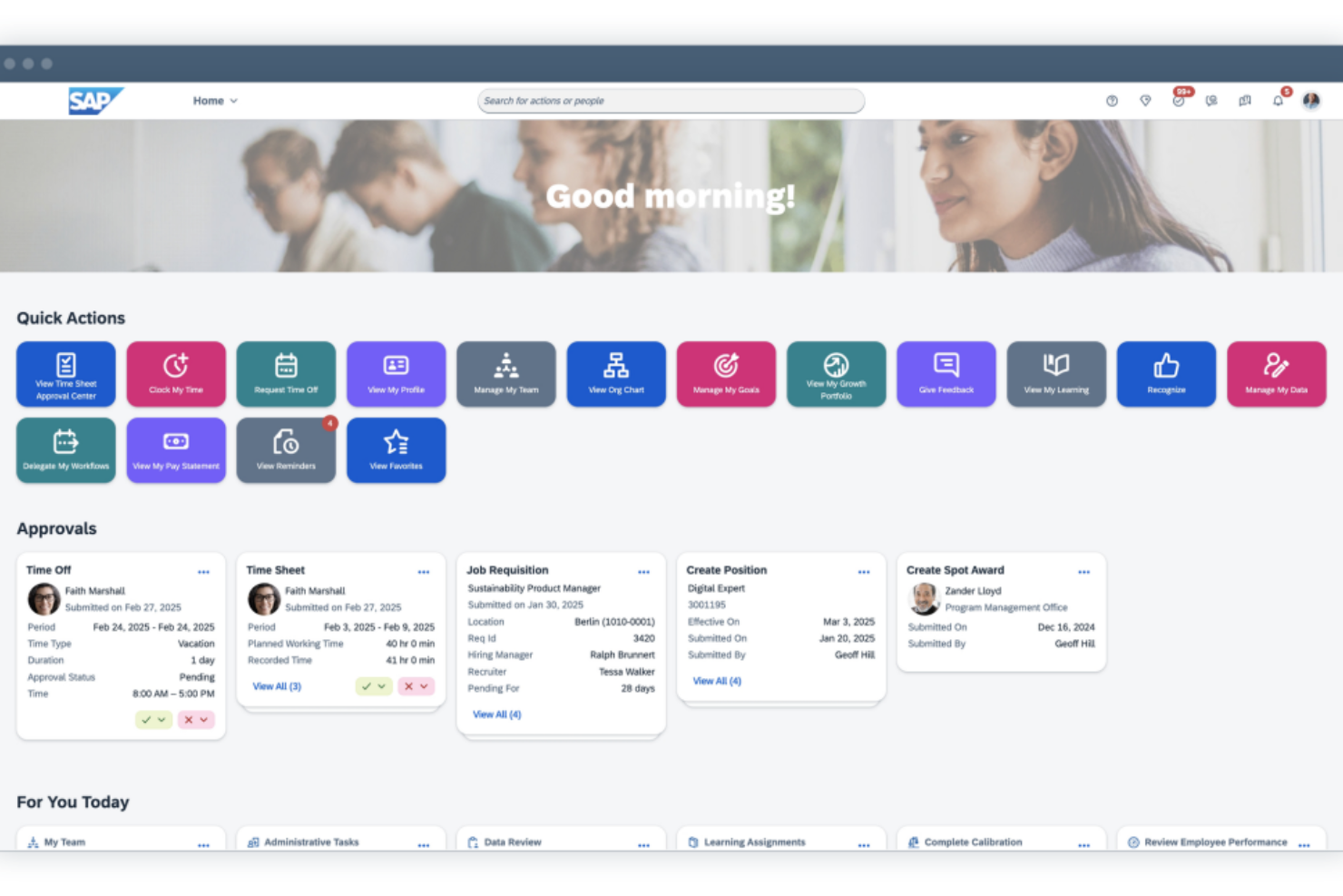 SAP SuccessFactors screenshot - 40 Best HRMS: Reviewed & Compared in 2025