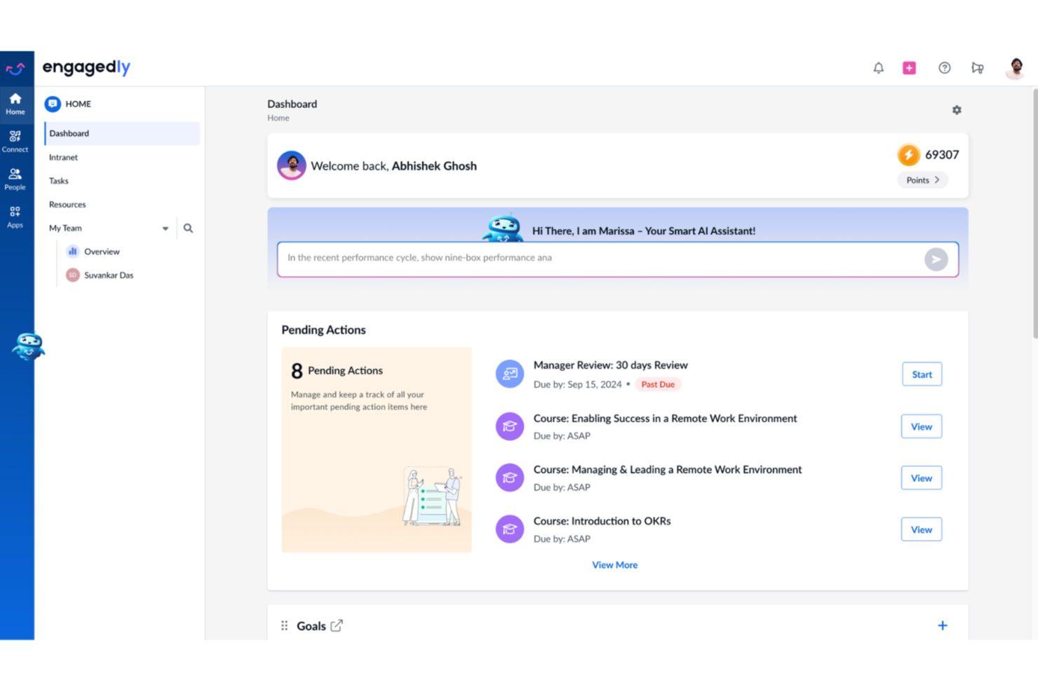 Engagedly screenshot - 10 Best Performance Management Software & Tools of 2026