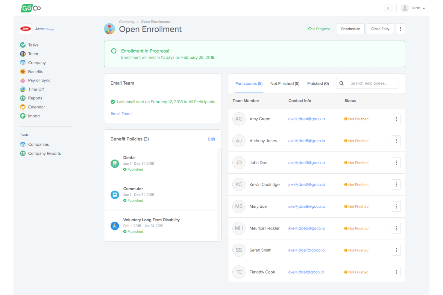 GoCo screenshot - 33 Best Benefits Administration Software of 2025: Reviewed