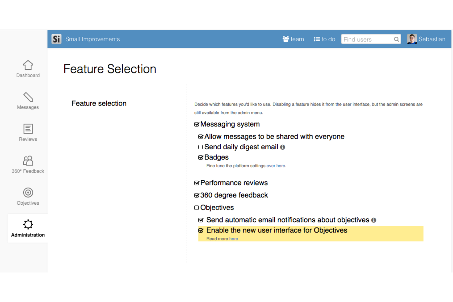 Small Improvements screenshot - 20 Best Goal-Setting Software of 2026 for Teams