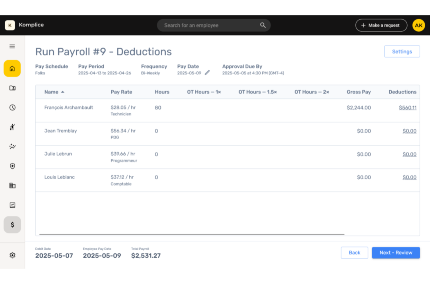 Folks HR screenshot - 20 Best Canadian Payroll Software Reviewed for 2025