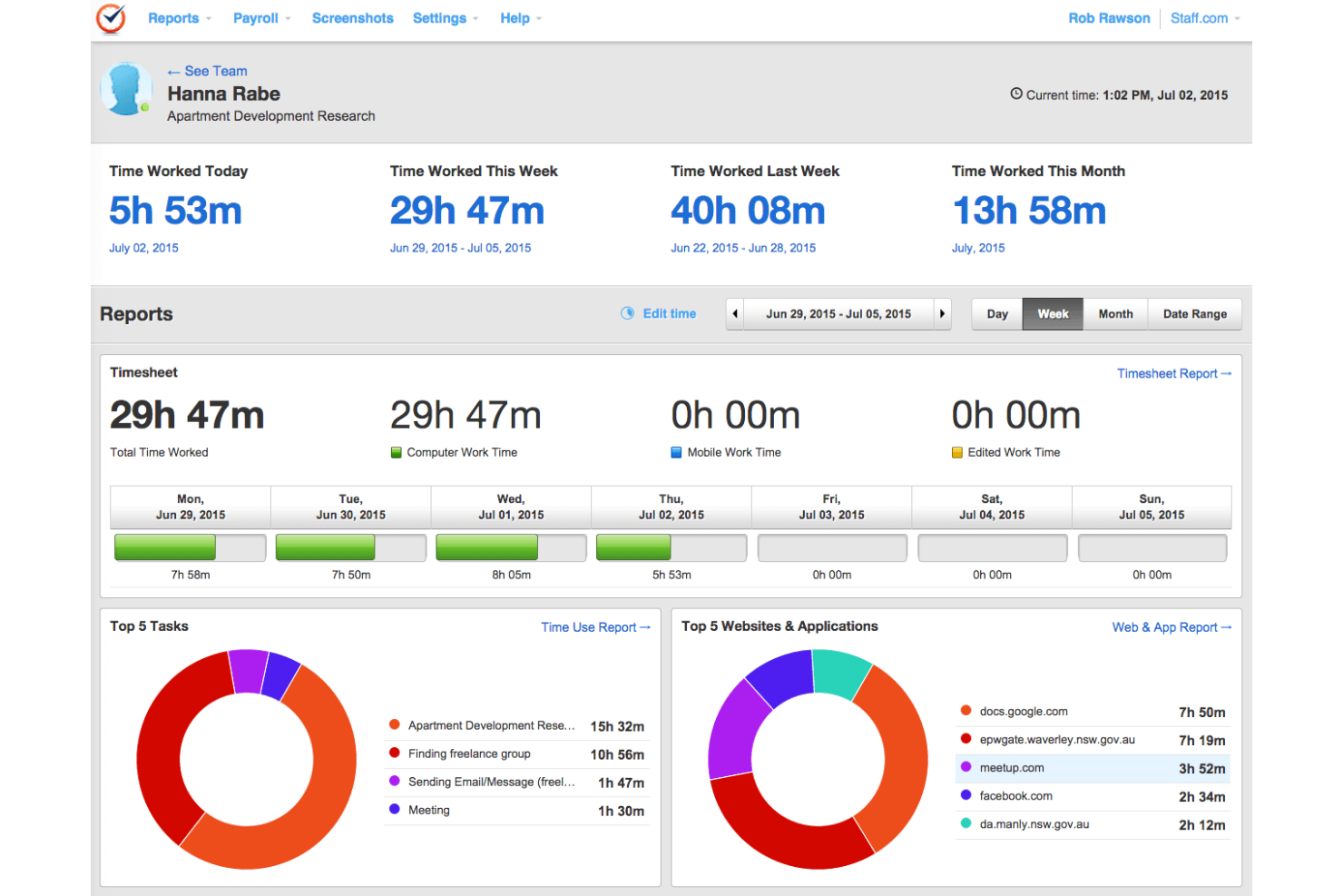 Time Doctor screenshot - 24 Best Remote Employee Monitoring Software (2025)