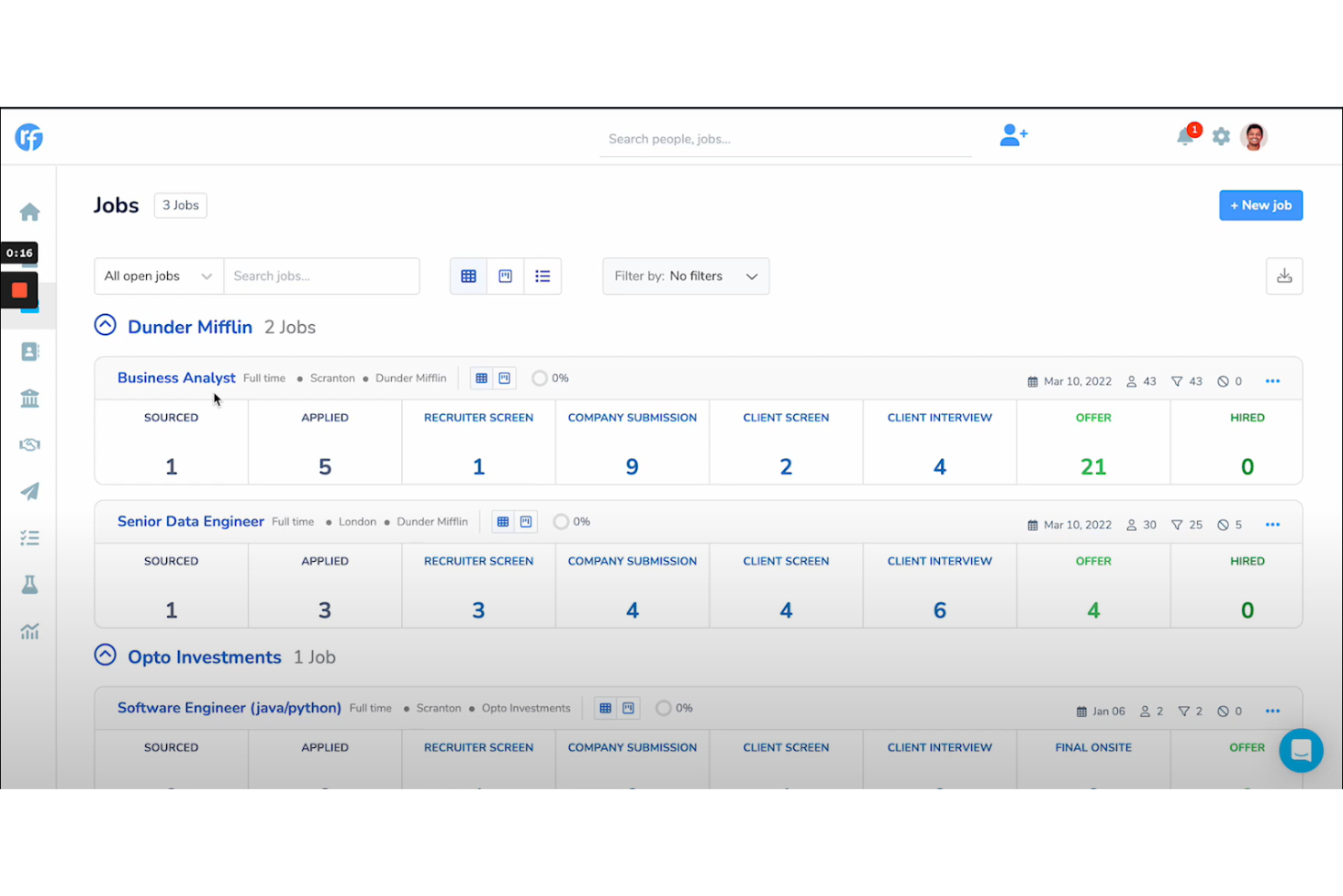 Recruiterflow screenshot - 25 Best Recruiting Agency Software of 2026