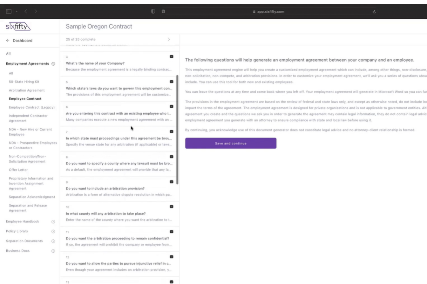 SixFifty screenshot - 30 Best HR Compliance Software of 2025: Reviewed