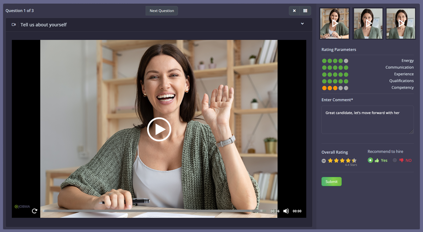 Jobma screenshot - 20 Best Interview Scheduling Software For Hiring In 2026