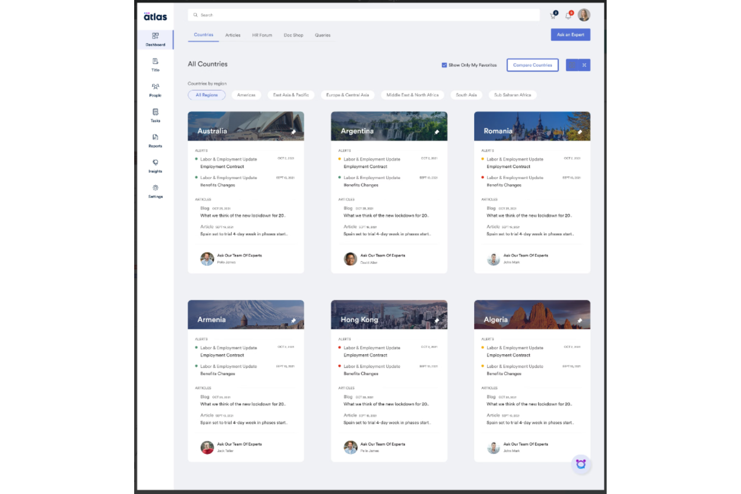 Atlas HXM screenshot - 30 Best HR Compliance Companies & Services of 2026