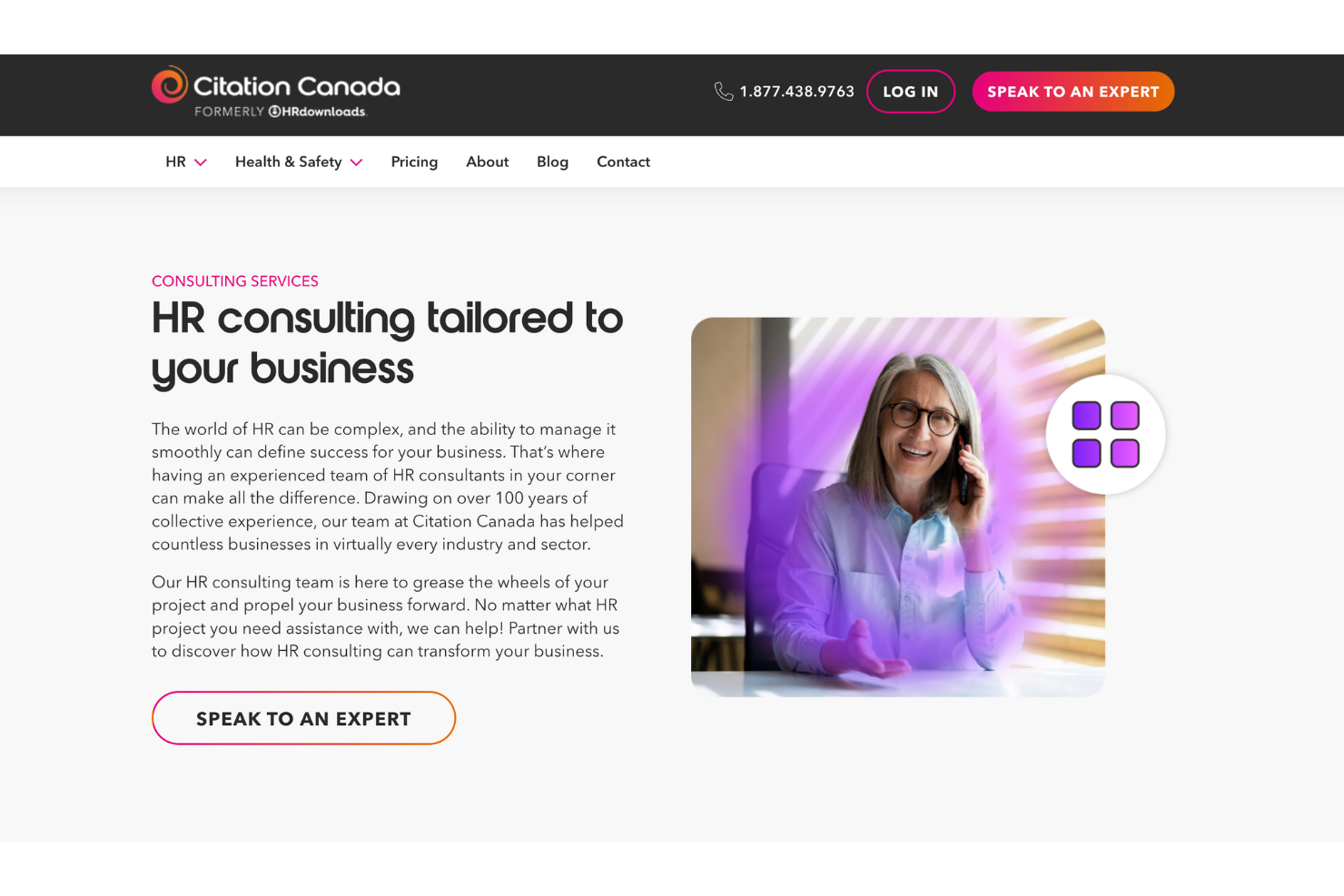 Citation Canada screenshot - 30 Best HR Compliance Companies & Services of 2026