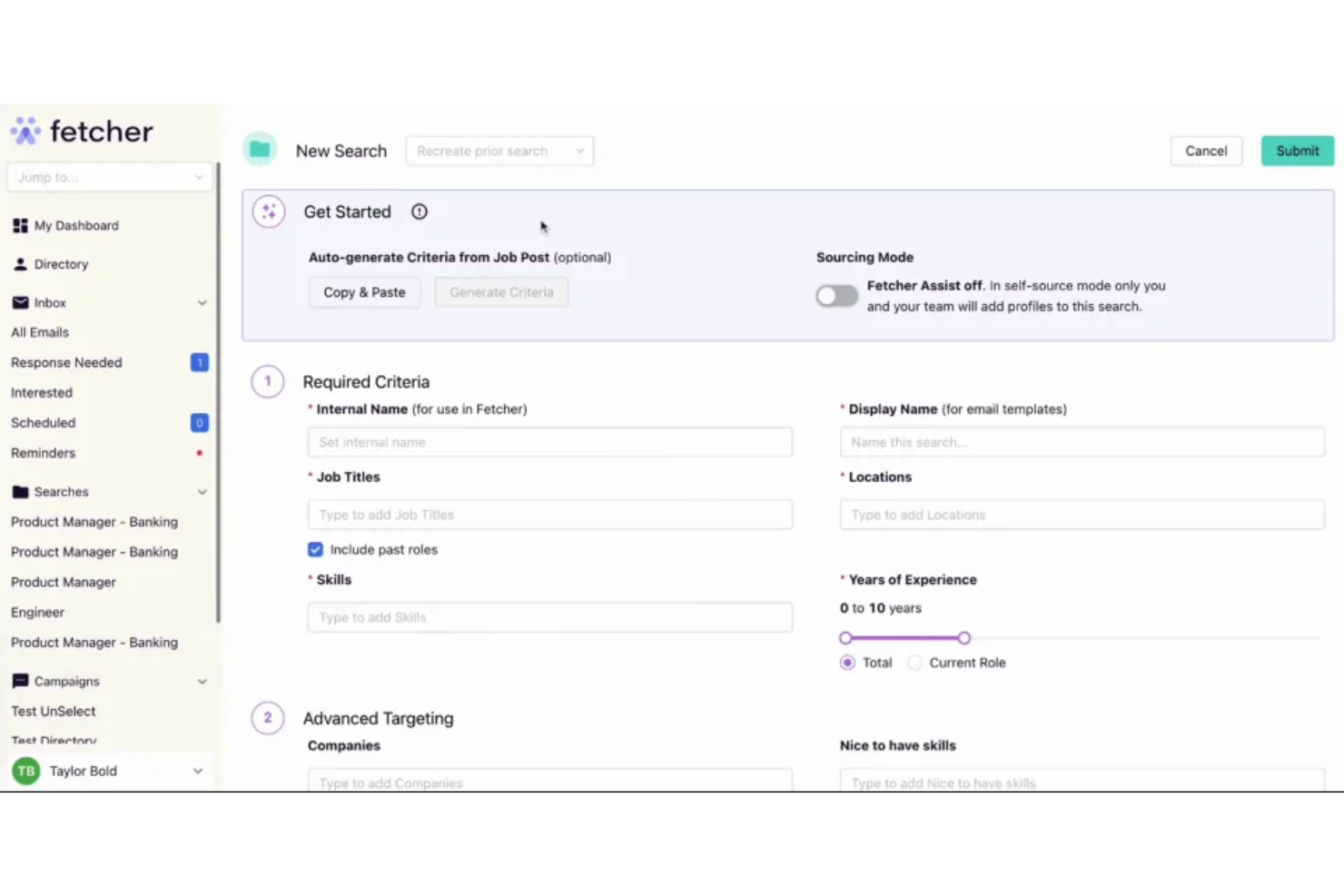 Fetcher screenshot - 20 Best Enterprise Recruitment Software Tools For 2026