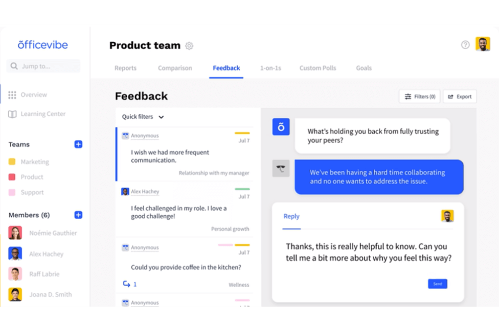 Workleap screenshot - 20 Best Employee Feedback Software Of 2026