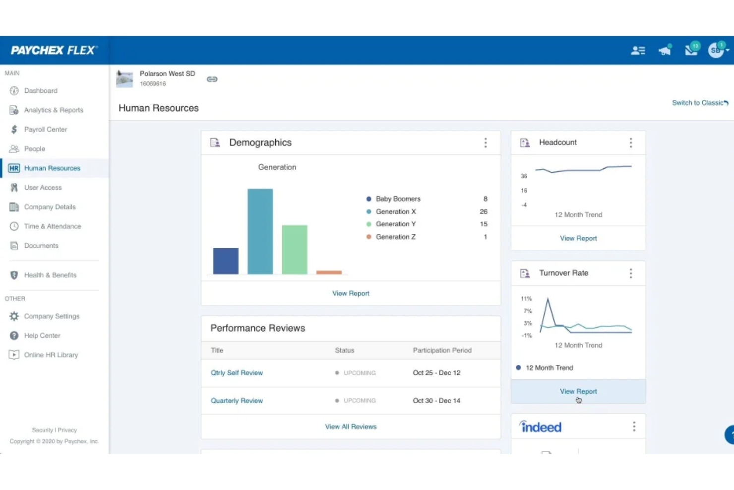 Paychex screenshot - 29 Best HR Outsourcing Services &amp; Companies in 2026