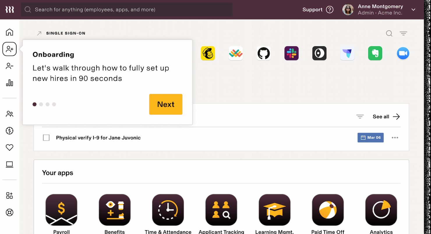 Rippling screenshot - 20 Best HR Software for Startups: Reviewed in 2025