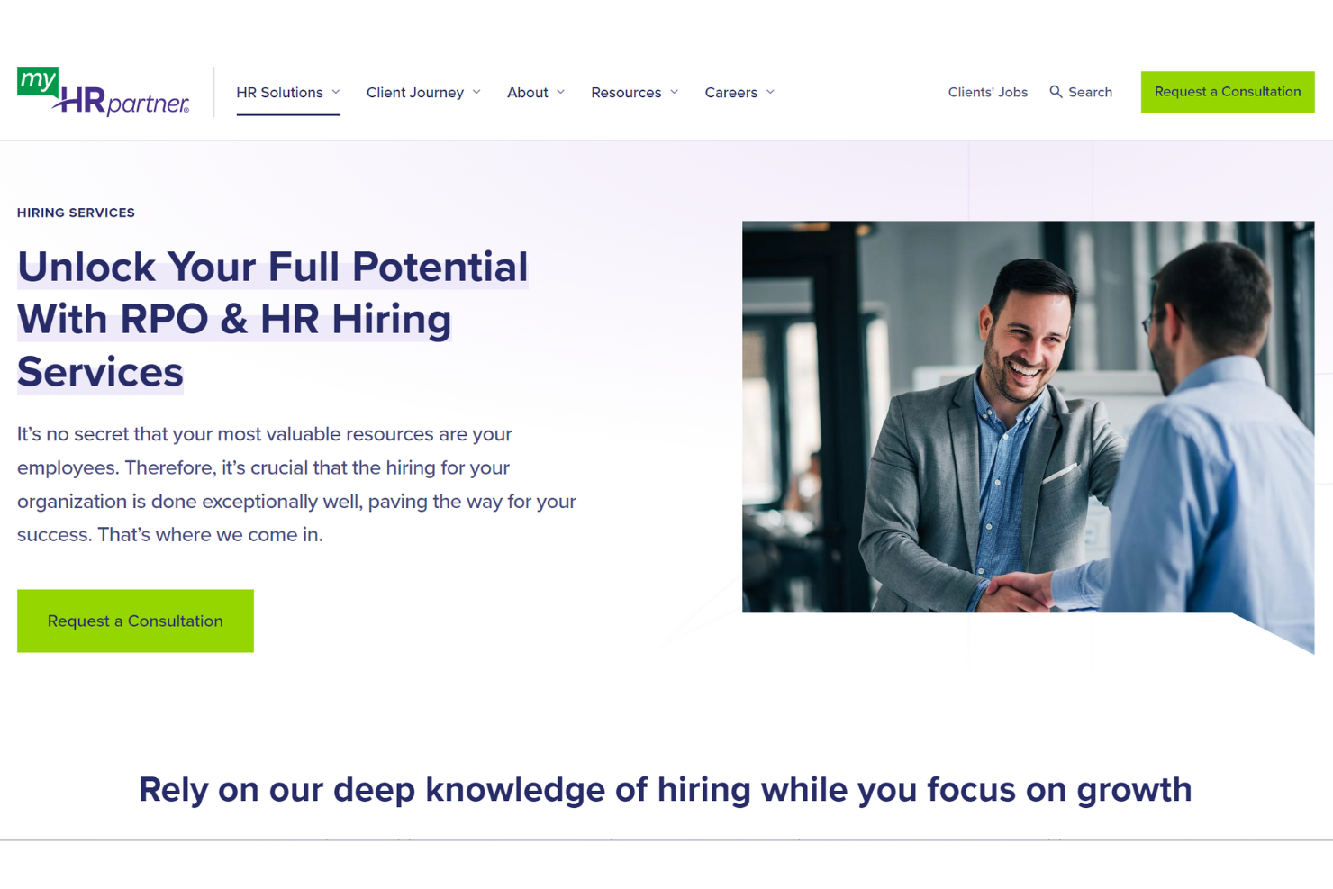 myHR Partner screenshot - 20 Best Recruitment Process Outsourcing Companies for 2025