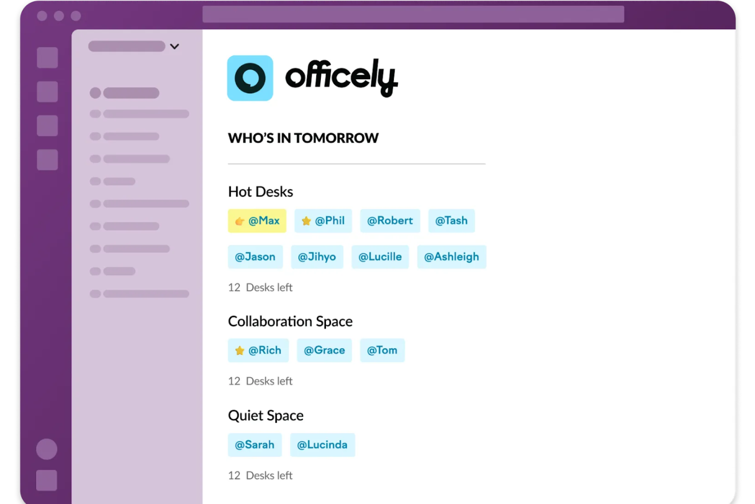 Officely screenshot - 32 Best Meeting Room Booking Software of 2025