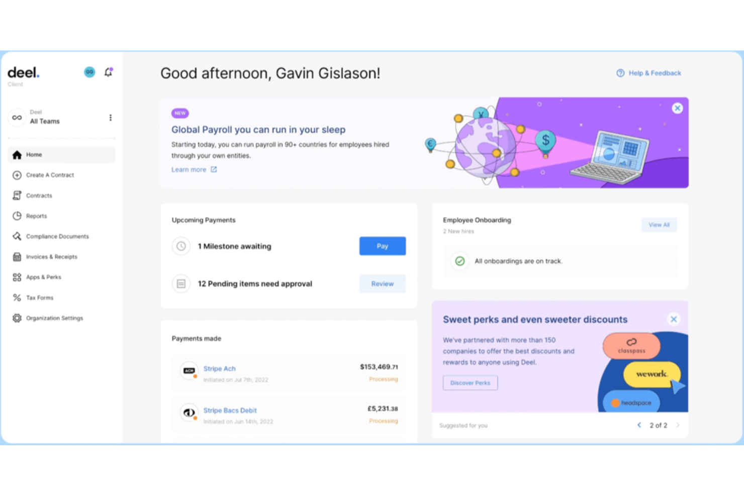 Deel screenshot - 22 Best Workday Alternatives & Competitors in 2025