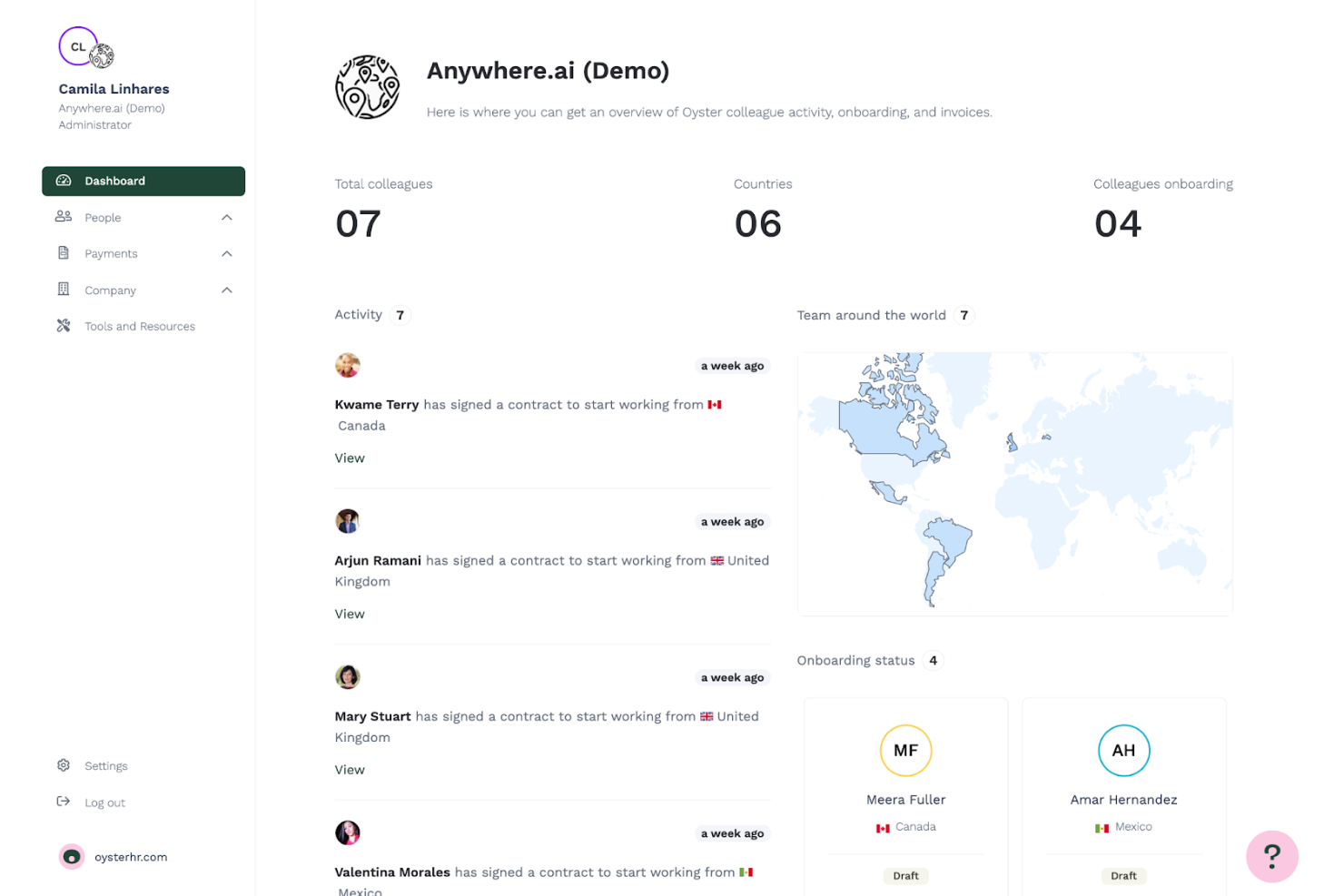Oyster screenshot - 22 Best Workday Alternatives & Competitors in 2025