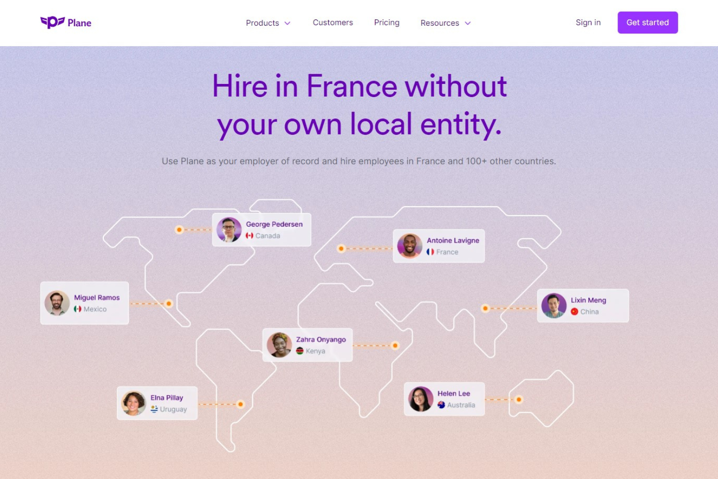 Plane screenshot - 10 Best Employer of Record in France: Reviewed in 2026