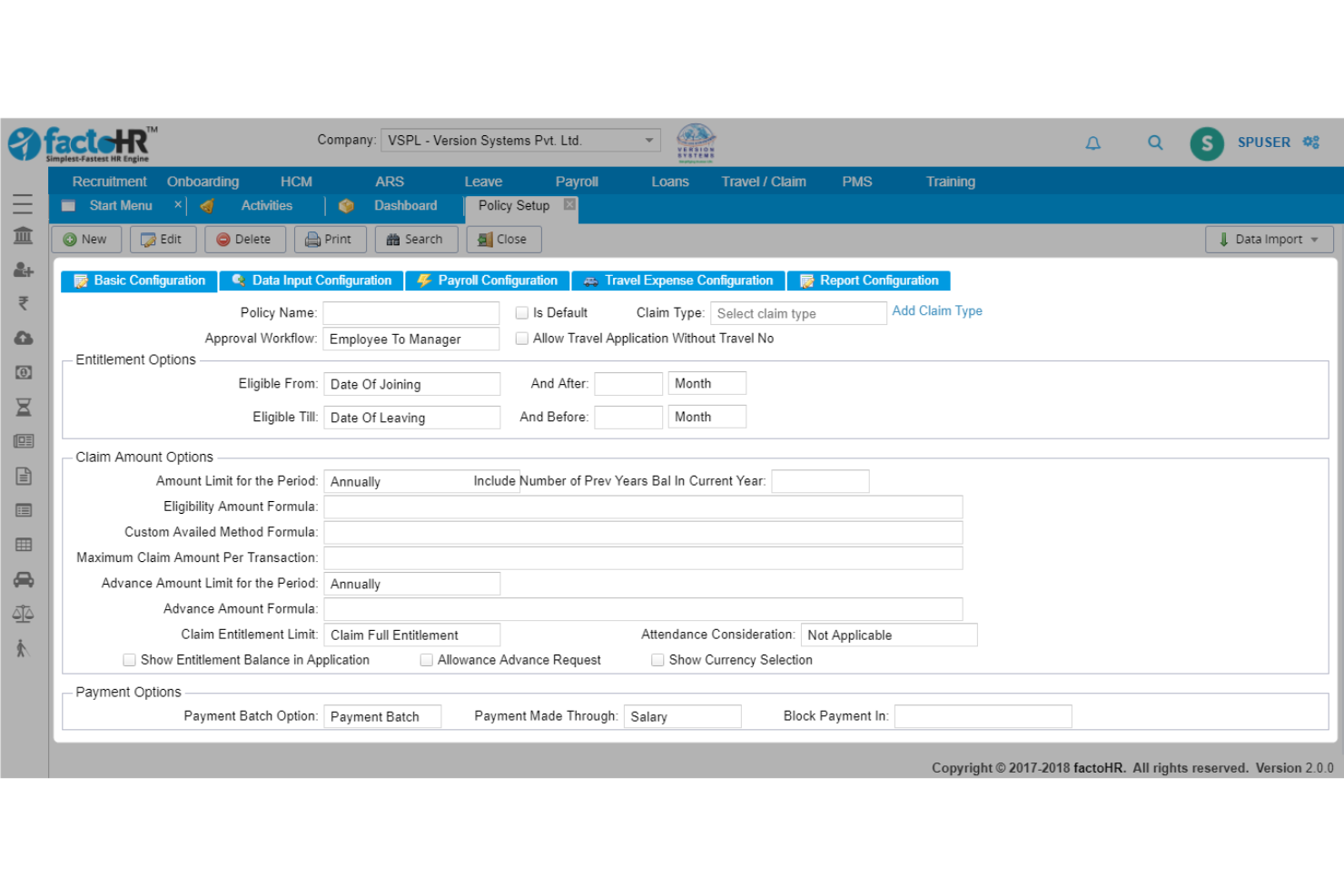 factoHR screenshot - 17 Best Stand Alone Payroll Software of 2025: Reviewed