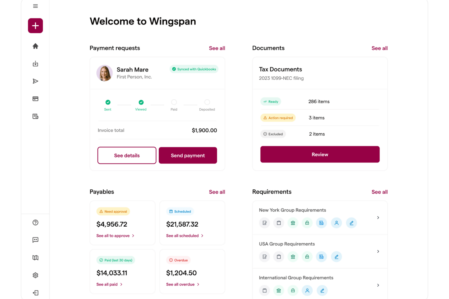 Wingspan screenshot - 38 Best Contractor Management Software Reviewed for 2026