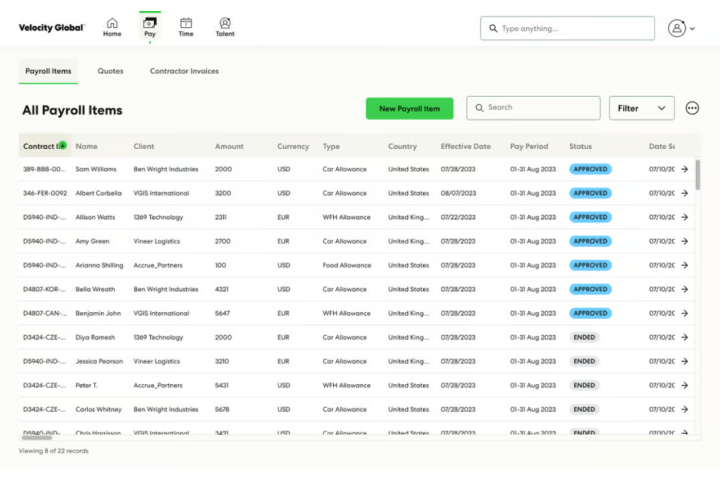 Pebl screenshot - 26 Best Employer of Record in Canada: Reviewed in 2026