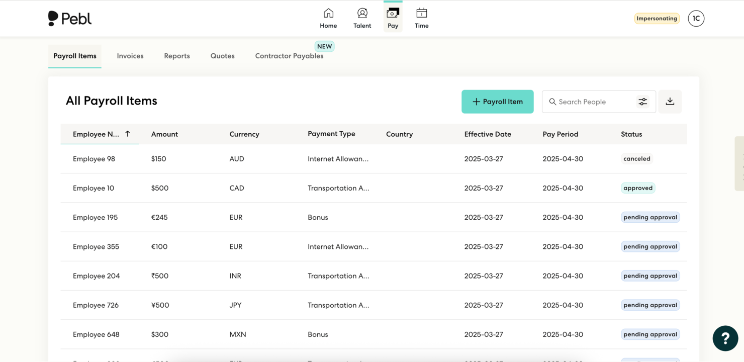Pebl screenshot - 10 Best Employer of Record in the UK: Reviewed in 2026