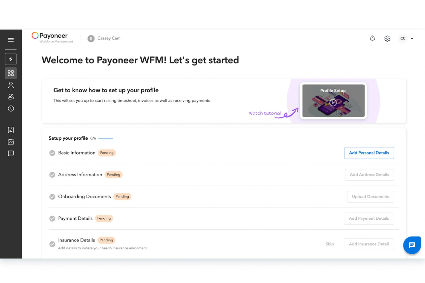 Payoneer Workforce Management screenshot - 25 Best Employer of Record in the Philippines for 2026
