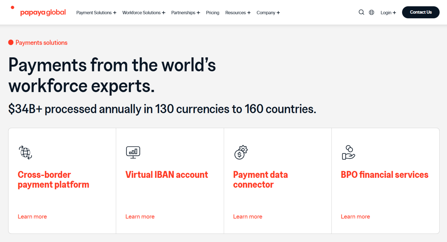 Papaya Global screenshot - 18 Best Global PEO Services of 2026: Reviewed
