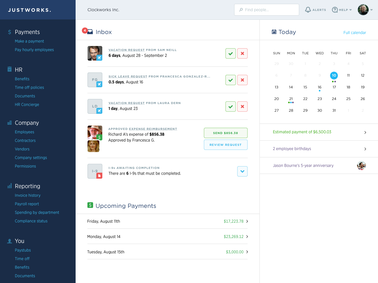 Justworks screenshot - 30 Best TriNet Competitors & Alternatives Reviewed in 2025