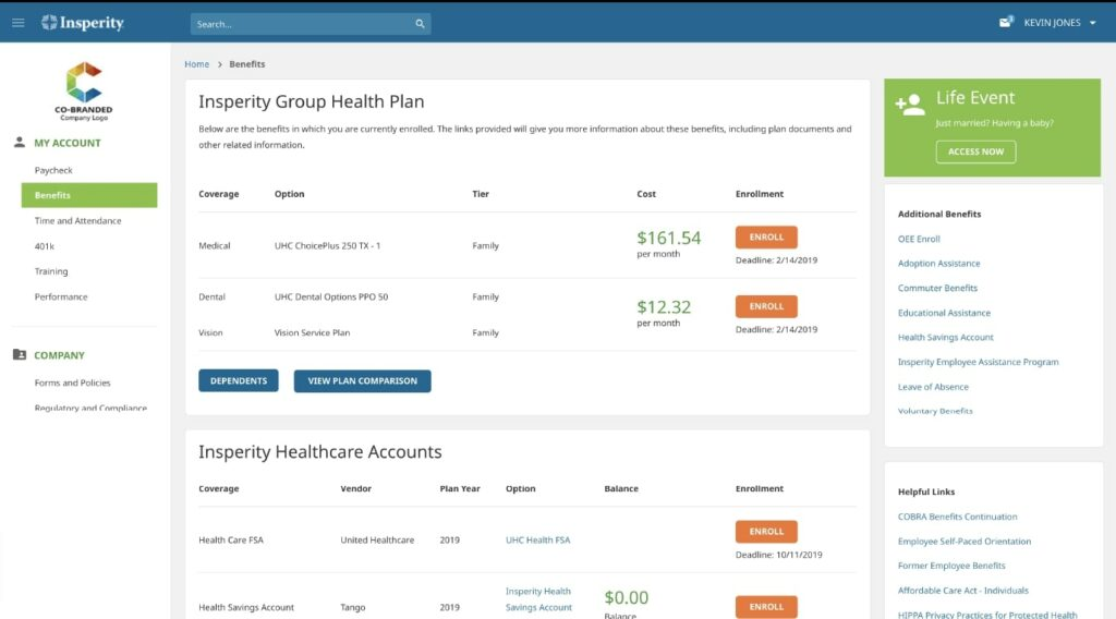 Insperity HCM screenshot - 30 Best TriNet Competitors & Alternatives Reviewed in 2025